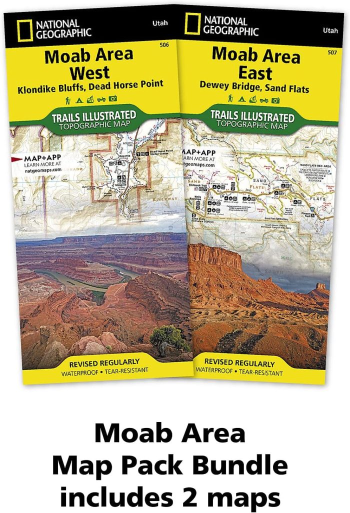 Moab Area [Map Pack Bundle] (National Geographic Trails Illustrated Map) - Image 3